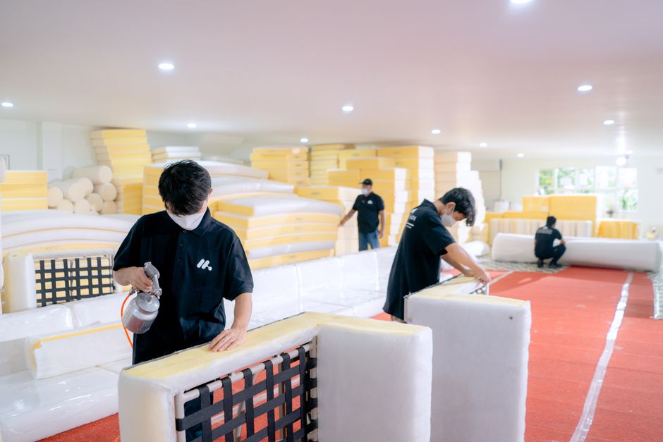 Upholstery workshop
