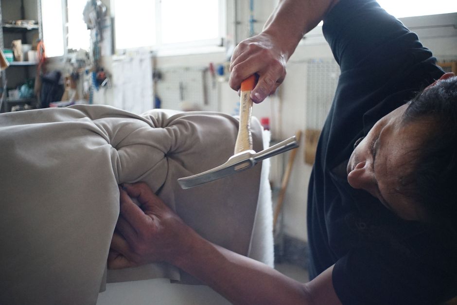 Craftsman upholstery work